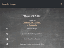 Tablet Screenshot of bodegonazoque.com